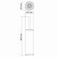 WASSERKRAFT K-1047 Щетка для унитаза напольная, хром WASSERKRAFT 1047 - фото 330694