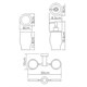 WASSERKRAFT K-24289 Держатель стакана и дозатора, хром WASSERKRAFT 24289 - фото 330709