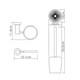 WASSERKRAFT K-28227 Щетка для унитаза подвесная, хром WASSERKRAFT 28227 - фото 330740