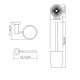WASSERKRAFT K-24227 Щетка для унитаза подвесная, хром WASSERKRAFT 24227 - фото 330759