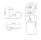 WASSERKRAFT K-24299 Дозатор для жидкого мыла, хром WASSERKRAFT 24299 - фото 330885