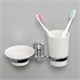 WASSERKRAFT K-28126 Держатель стакана и мыльницы, хром WASSERKRAFT 28126 - фото 330958