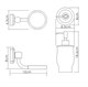 WASSERKRAFT K-24199 Дозатор для жидкого мыла, хром WASSERKRAFT 24199 - фото 331031