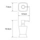 WASSERKRAFT Amper K-5499 Дозатор для жидкого мыла, хром WASSERKRAFT 5499 - фото 331088