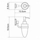 WASSERKRAFT Oder K-3099 Дозатор для жидкого мыла, хром WASSERKRAFT 3099 - фото 331095