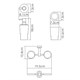 WASSERKRAFT K-28189 Держатель стакана и дозатора, хром WASSERKRAFT 28189 - фото 331119