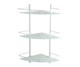 WASSERKRAFT K-3133WHITE Полка стеклянная тройная, белый WASSERKRAFT 3133W - фото 331157