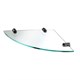 WASSERKRAFT K-533POLISHED BLACK Полка  стеклянная угловая, черный WASSERKRAFT 533PB - фото 331241
