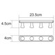 WASSERKRAFT K-1074WHITE Кронштейн настенный, белый WASSERKRAFT 1074W - фото 331265