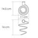 WASSERKRAFT K-1080NICKEL Держатель фена, никель WASSERKRAFT 1080N - фото 331341