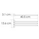 WASSERKRAFT K-1033BRUSHED GOLD Держатель полотенец тройной, золото WASSERKRAFT 1033BG - фото 331344