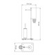 WASSERKRAFT K-1264WHITE Комбинированная напольная стойка, белый WASSERKRAFT 1264W - фото 331372