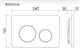 CERAMICA NOVA Комплект Подвесной унитаз FORMA Rimless + Система инсталляции Balance кнопка Circle, хром глянцевый CN3009_121001CH - фото 331418