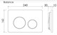 CERAMICA NOVA Комплект Подвесной унитаз PLAY Rimless + Система инсталляции Balance кнопка Circle, хром глянцевый CN3001_121001CH - фото 331430