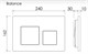 CERAMICA NOVA Комплект Подвесной унитаз Ulma Rimless + Система инсталляции Balance кнопка Square, хром глянцевый CN4006_121002CH - фото 331460
