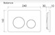 CERAMICA NOVA Комплект Подвесной унитаз MONO Rimless + Система инсталляции Balance кнопка Circle, черный матовый CN1905_121001MB - фото 331469