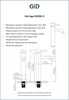 GID Смеситель высокий для раковины Inga SS096-CH-D SS096CHD хром GID-SS096CHD - фото 331595