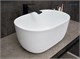 GID Раковина N9302wg 51220 накладная белая матовая / белая графит 45x32x22 GID-51220 - фото 332172