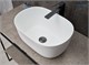 GID Раковина N9302wg 51220 накладная белая матовая / белая графит 45x32x22 GID-51220 - фото 332174