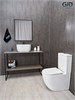 GID Раковина N9302wg 51220 накладная белая матовая / белая графит 45x32x22 GID-51220 - фото 332175