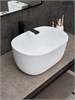 GID Раковина N9302wg 51220 накладная белая матовая / белая графит 45x32x22 GID-51220 - фото 332176