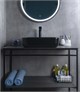 GID Раковина Bm1304 53350 накладная черная матовая 50x39x13 GID-53350 - фото 332346