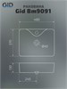 GID Раковина Bm9091 53373 накладная черная матовая 48x37x13 GID-53373 - фото 332369
