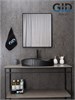 GID Раковина Bm888 53358 накладная черная матовая 60x38.5x13.5 GID-53358 - фото 332445
