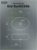 GID Раковина Bm9030b 53372 накладная черная матовая 48x34x15 GID-53372 - фото 332455