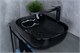 GID Раковина BL1302 53347 накладная черная глянцевая 50x40x14 GID-53347 - фото 332461