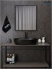 GID Раковина Bm1348 53355 накладная черная матовая 61x41x13.5 GID-53355 - фото 332464
