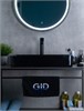 GID Раковина BL9396 53346 накладная черная глянцевая 60x34x11 GID-53346 - фото 332497