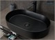 GID Раковина Bm1479 53354 накладная черная матовая 61x38.5x12 GID-53354 - фото 332511