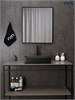 GID Раковина Bm1204 53360 накладная черная матовая 45x32x11 GID-53360 - фото 332522