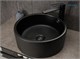 GID Раковина N9130bg 53382 накладная черная графит 41.5x41.5x16.5 GID-53382 - фото 332548
