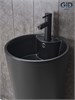 GID Раковина Nb131bm 81120 накладная черная матовая 40x40x84 GID-81120 - фото 332684