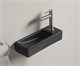 GID Раковина Bm9271L 62202L подвесная черная матовая 38.0x14.5x8 GID-62202L - фото 332720