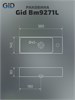 GID Раковина Bm9271L 62202L подвесная черная матовая 38.0x14.5x8 GID-62202L - фото 332721