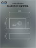 GID Раковина Bm9270L 62201L подвесная черная матовая 40.5x20.5x10.5 GID-62201L - фото 332732
