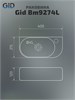 GID Раковина Bm9274L 62204L подвесная черная матовая 40x21.5x12 GID-62204L - фото 332734