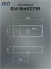 GID Раковина Bm9271R 62202R подвесная черная матовая 38x14.5x8 GID-62202R - фото 332746