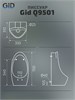 GID Подвесной писсуар Q9501 91105 белый 35x31x70 GID-91105 - фото 333143