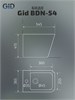 GID Биде напольное BDN-54 21108 белый 54.5x36.5x41.5 GID-21108 - фото 333166