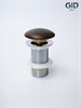 GID Донный клапан без перелива Br100 74406K коричневый матовый 7x7x10 GID-74406K - фото 333173