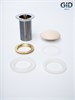 GID Донный клапан без перелива Sr100 74405K светло-коричневый матовый 7x7x10 GID-74405K - фото 333192