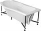 AQUANET Каркас сварной для акриловой ванны Lotos 170x75 L/R AQUANET-312650 - фото 333218