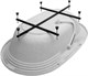 AQUANET Каркас сварной для акриловой ванны Mishel 190 AQUANET-210288 - фото 333220