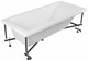 AQUANET Каркас сварной для ванны Bright 180x70 AQUANET-216305 - фото 333236