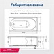 AQUANET Lotos Ванна акриловая прямоугольная встраиваемая / пристенная размер 150x75 см, цвет белый AQUANET-336532 - фото 333392