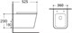 AQUANET Унитаз подвесной Tavr Rimless Tavr 2.0 W LX-1907MB Soft Close, черный AQUANET-279092 - фото 333842
